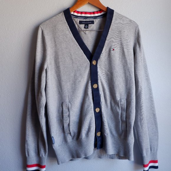 Tommy Hilfiger gray cardigan - Picture 1 of 6